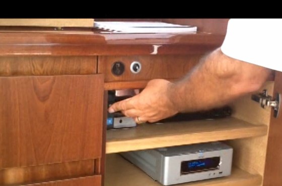 sealine yachts pressing buttons
