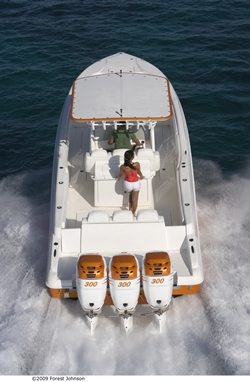 Triple outboard engines