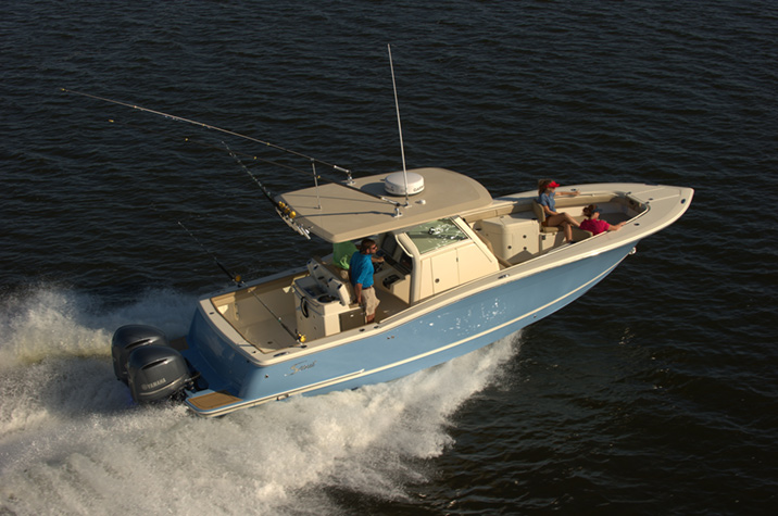 Scout 320 LXF center console