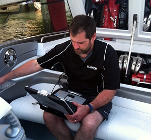 Ilmor tech director Alan Thomason