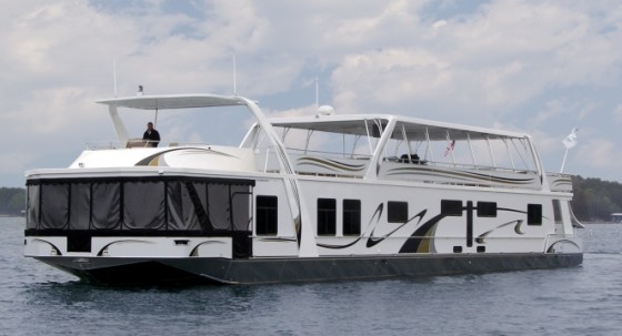 giant houseboat