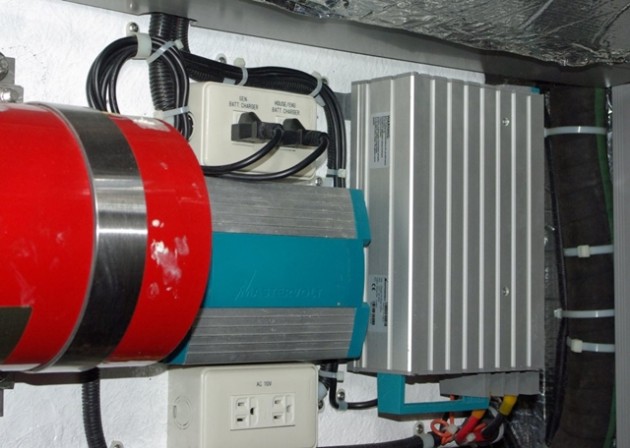 In a diesel engine room, ignition protection ratings are not require by ABYC standards. However, a plug inserted in that AC outlet should be able to hold against a six-pound pull for a period of one minute.