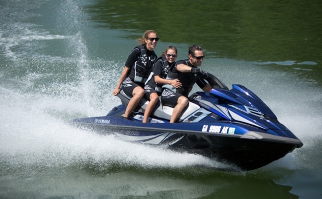 Fun and fast, the new WaveRunner FX SVHO has room for three and uncompromising performance.