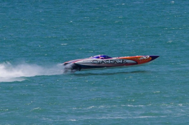 In their 41-foot catamaran, Spirit of Qatar teammates Billy Moore and Ali Al Neama could surprise a few of their fellow Superboat-class competitors.