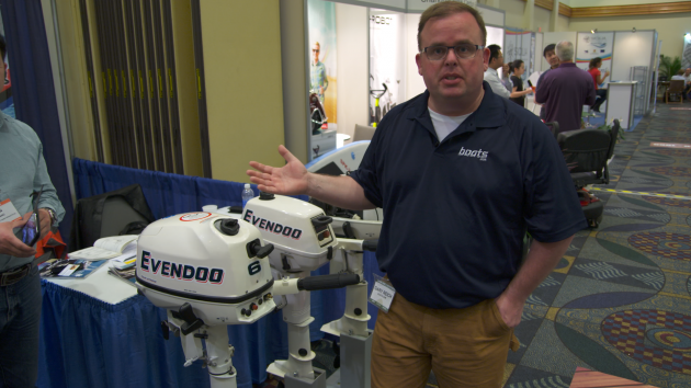 The Evendoo outboard engines intrigued us so much we filmed a short First Look video about them. 