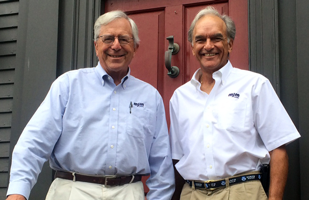 Bob Johnstone and Augie Diaz have switched from sail to power.