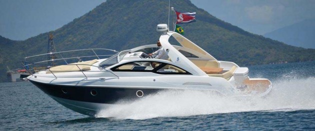 Sleek, element lines mixed with an aggressive stance give the Beneteau Gran Turismo 35 a Euro-look.