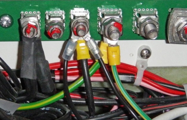 Dabs of paint alert people down the production line that fasteners have been tightened. If they're carefully done they can act as an index to show whether a connection is loosening over time.