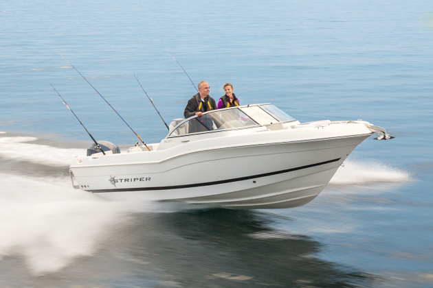 The Striper 200 DC provides fishing utility and comfort all in one.