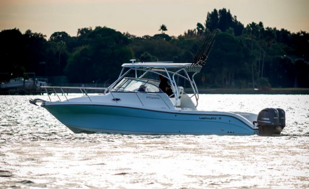 The Century 30 Express offer fishing flexibility and interior accommodations in one package.