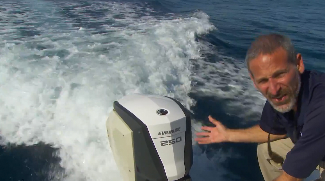 Evinrude E-TEC G2 250 HP Outboard Test Run thumbnail