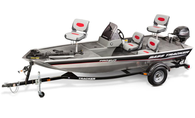 bass boat package from tracker