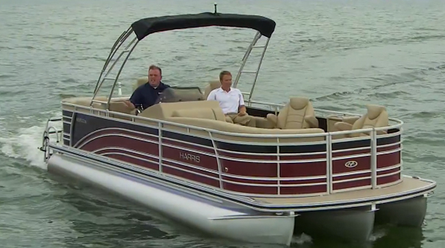 Harris Solstice 240: Video Pontoon Boat Review