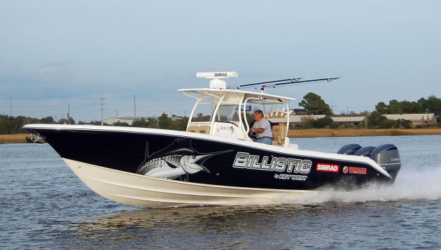The Key West Billistic 351 is the builders biggest and boldest boat to date. Photo courtesy of Key West