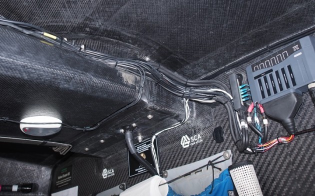 Fig 2: The fleet is equipped with 24-volt DC systems, which means wiring can be about half the size and half the weight of more common 12-volt systems.