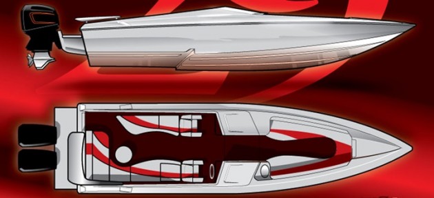 The open-bow 29 Defiant is Active Thunder Powerboats' answer to the center-console invasion in the go-fast boat market.