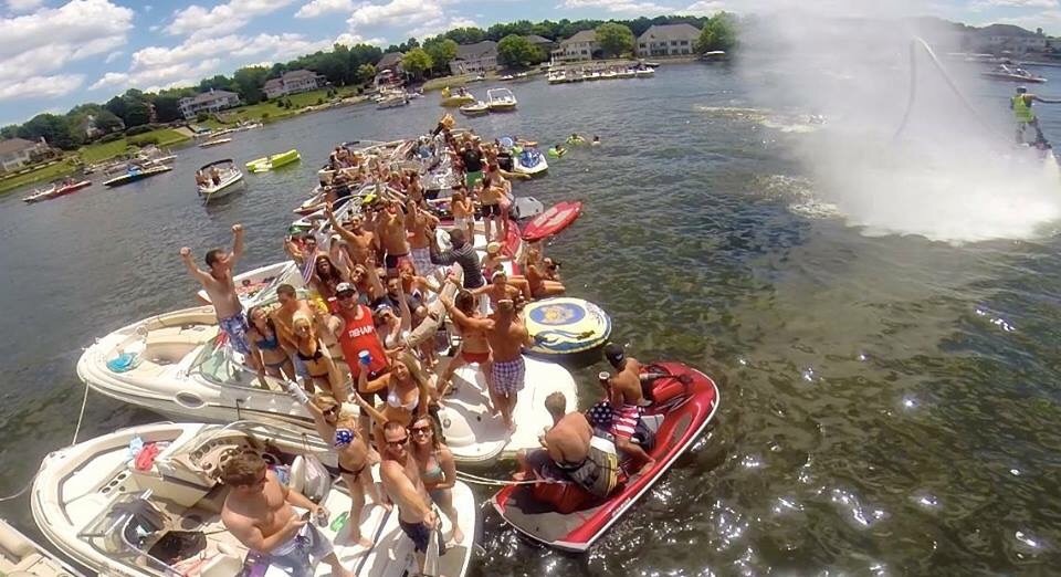 Megan boat selfie