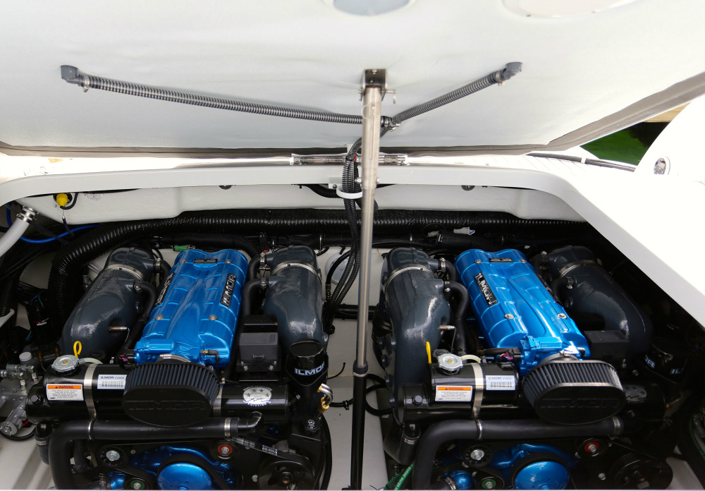 The 6.2L engines were packaged with performance-oriented aesthetics such as supercharger-styled plenum covers.