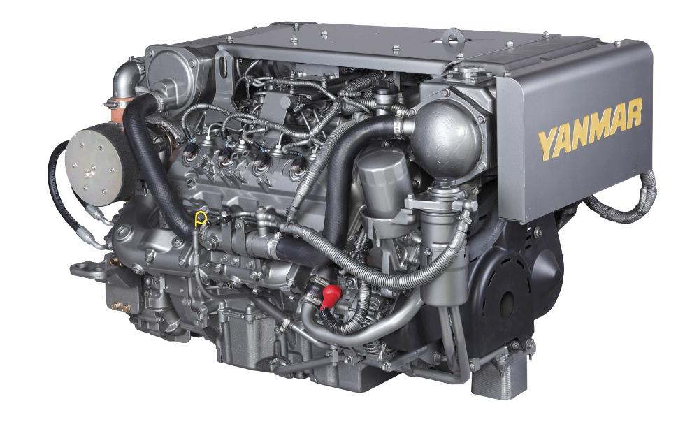 Yanmar's 8LV 320 marine diesel. Photo courtesy of Yanmar.