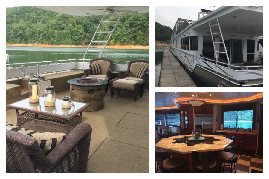 This 2008 Fantasy Houseboat is 105' in length, and also includes four bedrooms and two master suites. View the full listing on Boat Trader.