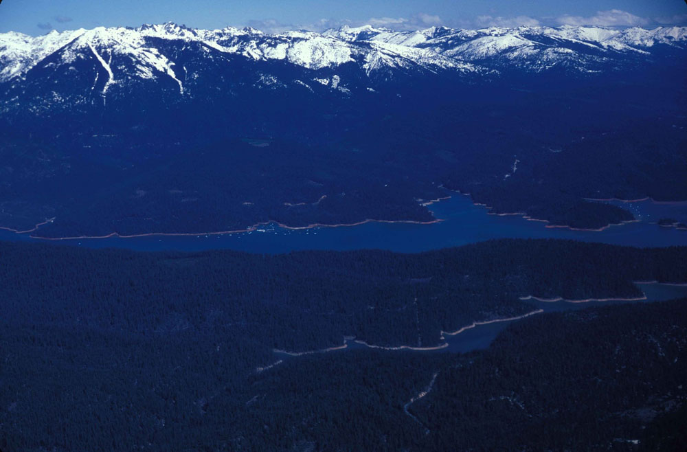 Not far west of Shasta lies Trinity Lake, also well known for its recreational opportunities.