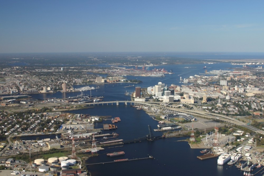 Mile Marker 0 is where it all begins, in Norfolk, VA.