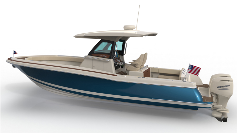Despite the name the 30 Pilothouse does not have what we commonly would call a true “pilothouse,” but is a center console with more extensive protection than Catalina models have traditionally provided.