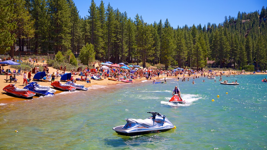 insert caption. Photo Courtesy: Zephyr Cove Tourism Media via Expedia. Zephyr Cove, a small paradise tucked away on Lake Tahoe, is hands down the go-to party cove for those living on West Coast. Photo Courtesy: Zephyr Cove Tourism Media via Expedia.