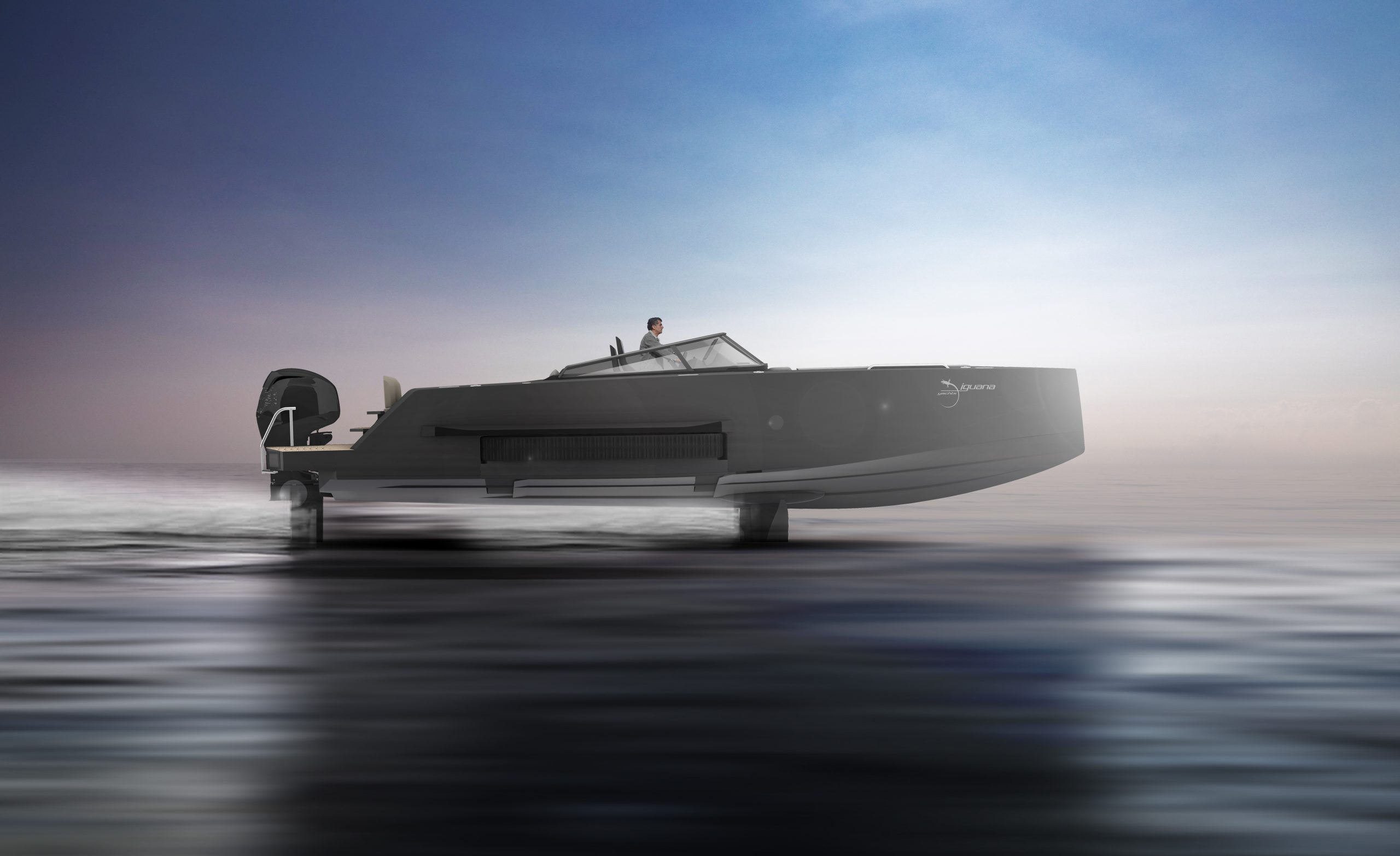 Iguana Yachts launches First Electric Amphibious Boat: Iguana Foiler