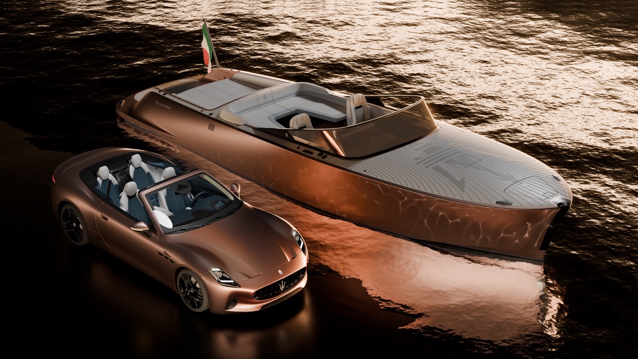 Maserati's New Electric Boat Unveiled: TRIDENTE