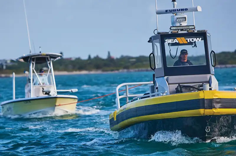 Towing a Boat on the Water thumbnail