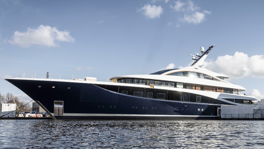 Feadship's Project 714 Prepares For Launch thumbnail